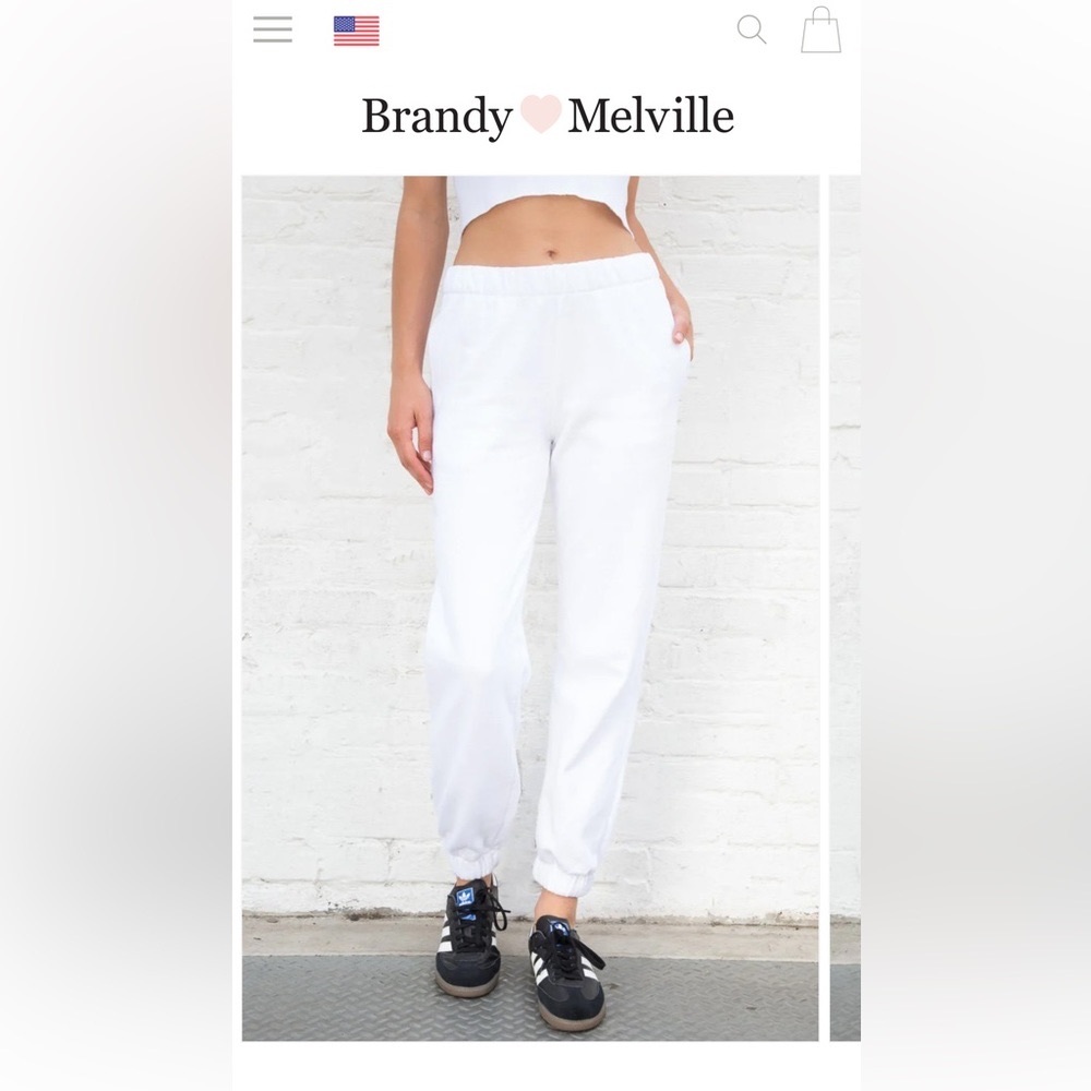 White Brandy Melville Sweats 🤍